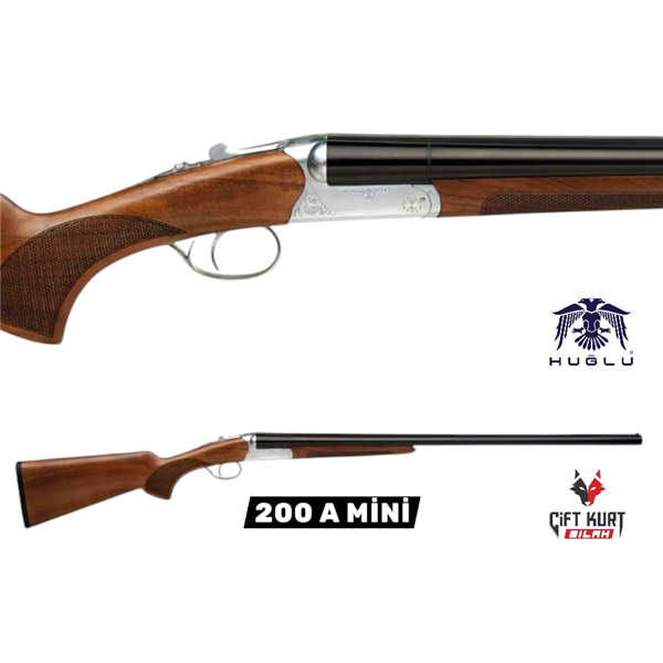 Huğlu 200 A MİNİ Çifte Kırma Tek Tetik Beyaz Av Tüfeği